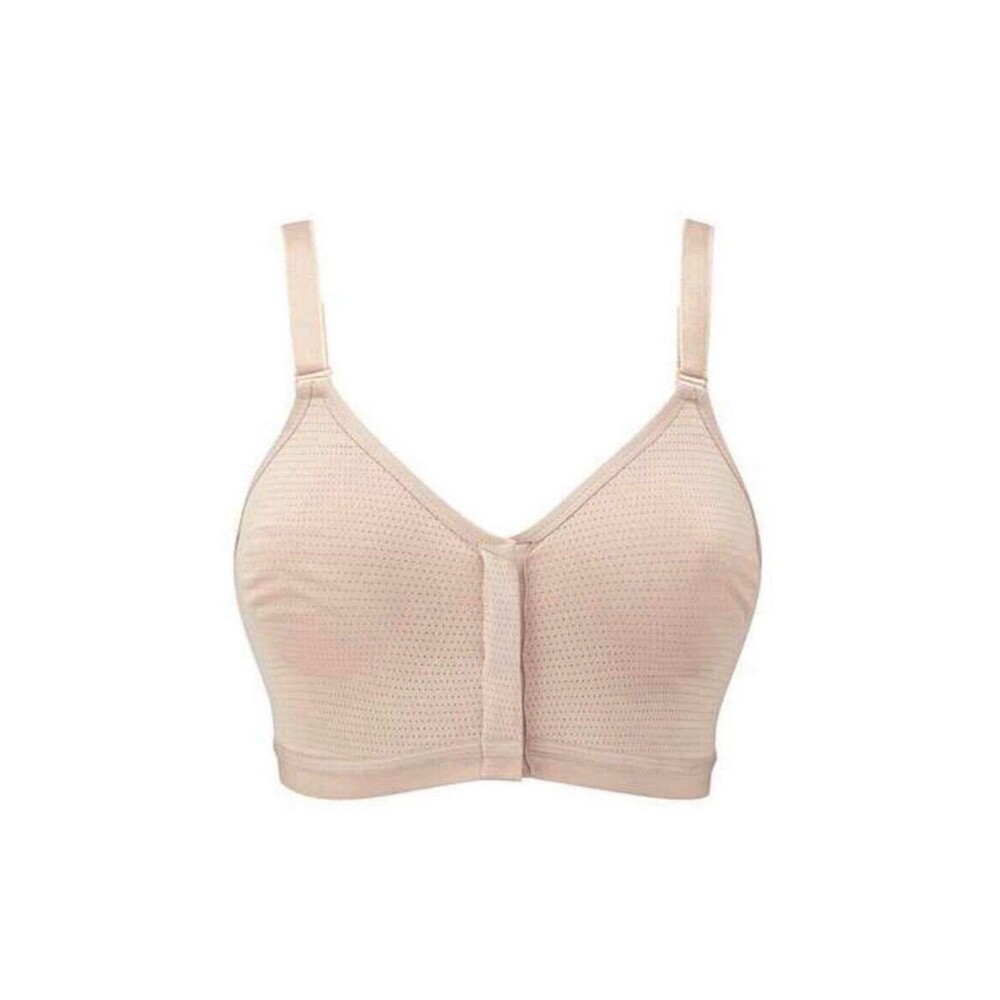 Royce Lingerie Womens Post Surgery Bra Size 36 D/DD Style 1008 Silver Fiber NEW